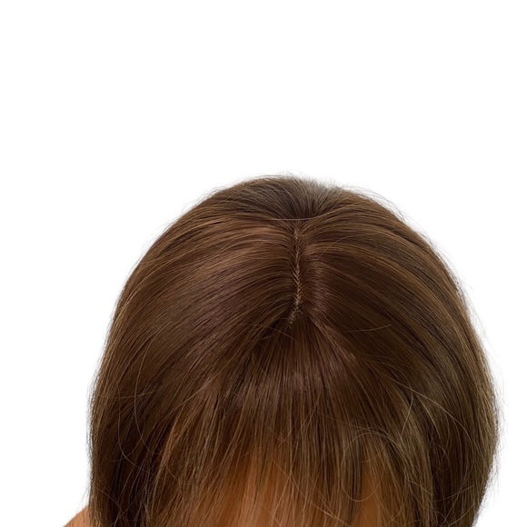 24 “ Ombre Blonde to brown Wavy wig with bangs for daily use - Picture 6 of 15